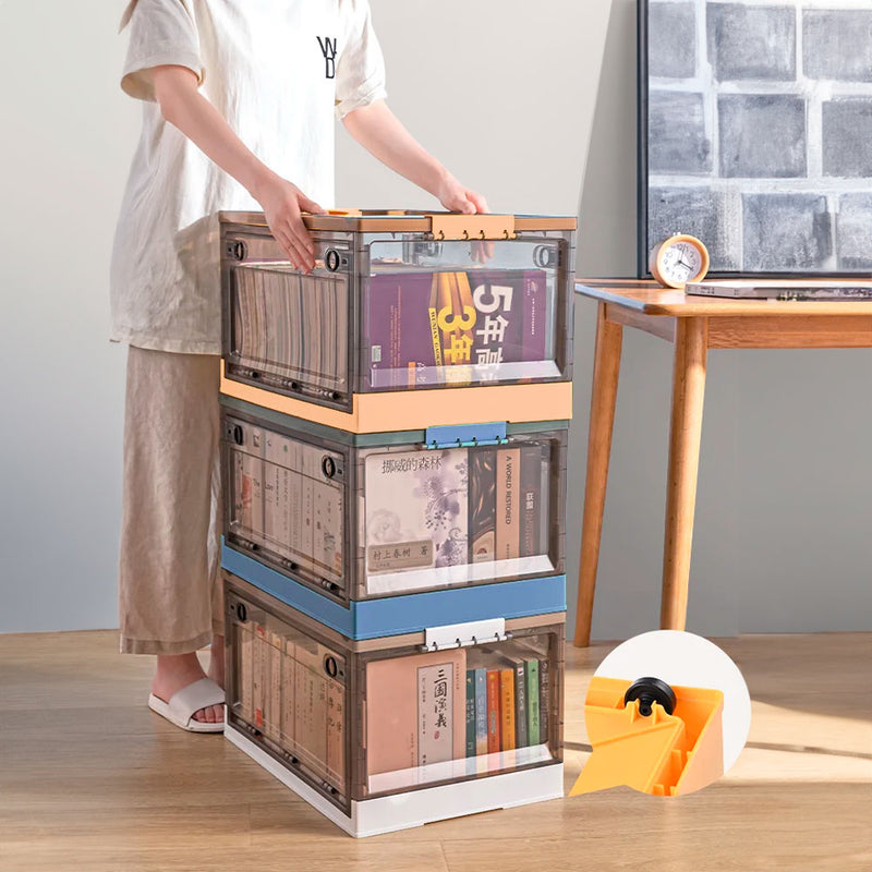 Caja Organizadora de Uso Multiple Apilable - Juguetes Libros