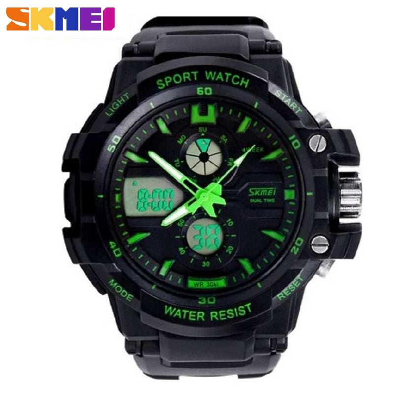 Reloj SKMEI 990 Analogico y Digital Acuatico Antigolpes Cronometro y Alarma