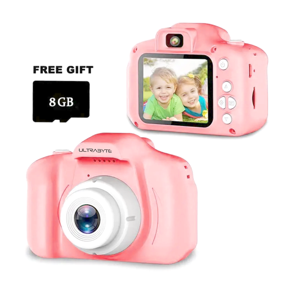 Camara Digital para Niños Ultrabyte con Memoria de 8GB Fotos y Videos