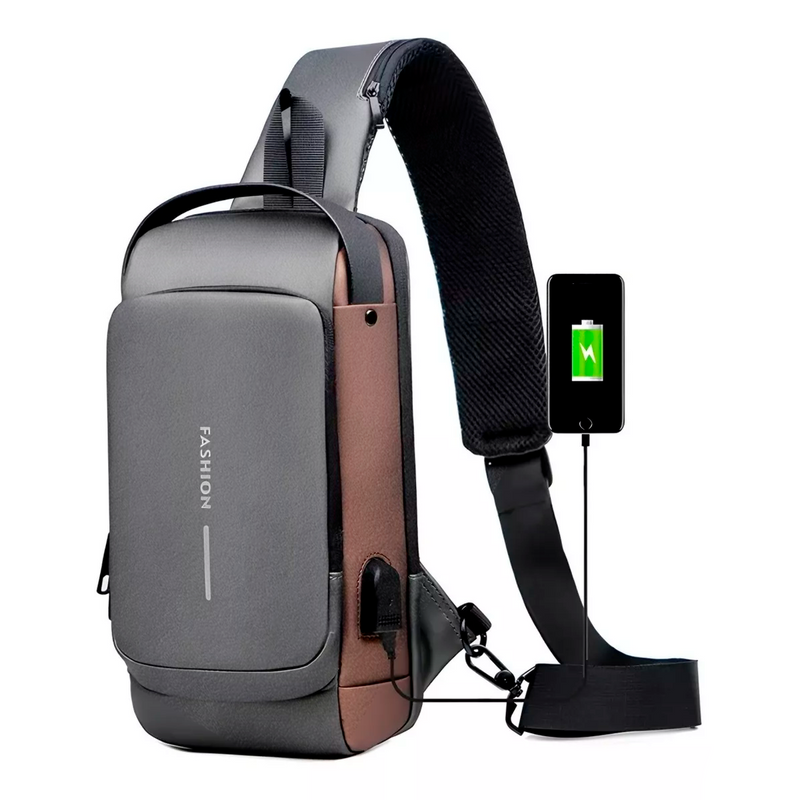 Bolso Antirrobo De Hombro Para Hombre Sport Mochila Impermeable Con Puerto  USB