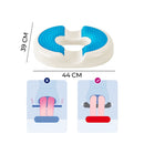 Cojin para asiento con Funda Anti transpirante - Evita Hemorroides
