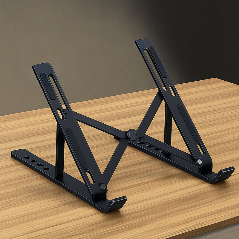 Soporte Aluminio Plegable Para Laptop - Macbook Regulable