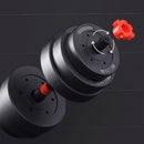 Set Pesas 30kg Convertible A Barra Y Pesa Rusa Mancuernas