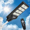 Lampara Poste Solar Alumbrado Publico 200W 600 Leds