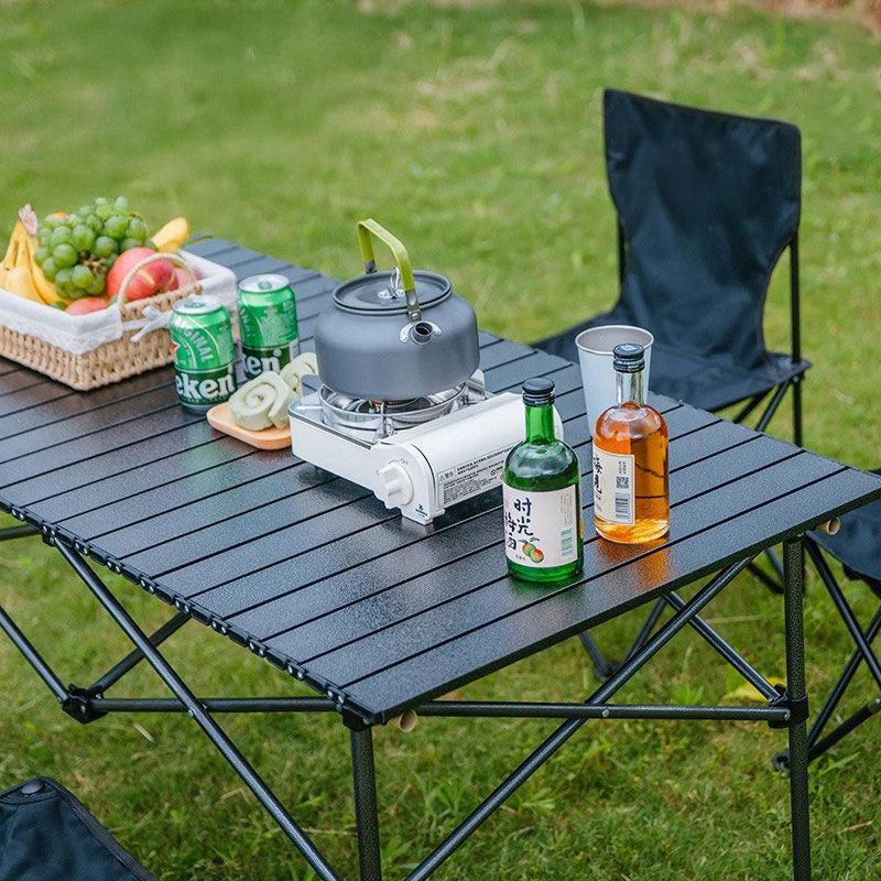 Mesa Plegable Camping Playa 95x55x50 cm
