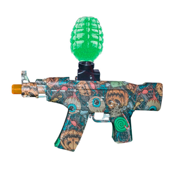Pistola De Hidrogel Juguete Ak47 Metralleta Grafiti Lanza Balines