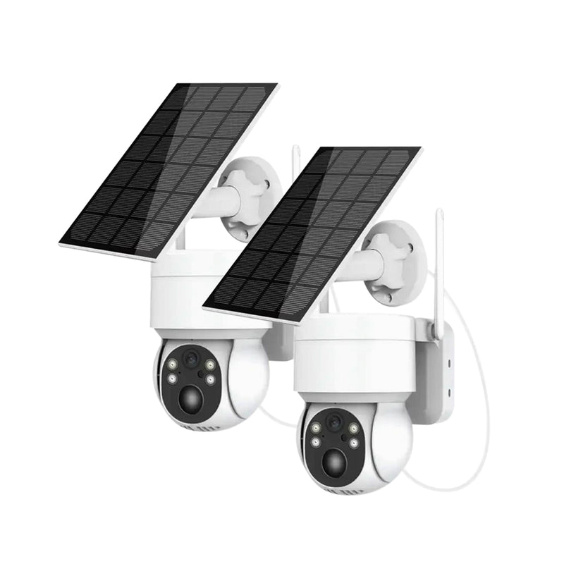 2 unids Camara Ip Solar WIFI Bateria Recargable