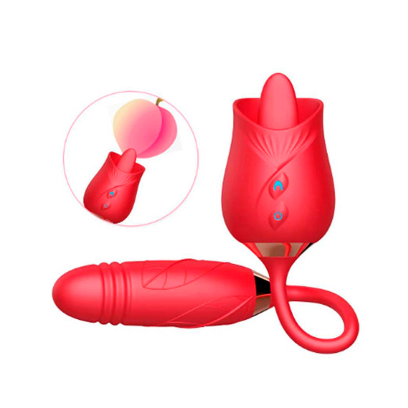 Consolador Dildo Vibrador Juguete Sexual  10 Modos de Succion y Vibrador Estimulador Clitoris