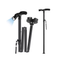 Baston Plegable Con Luz Led Y 4 Soportes Antideslizante