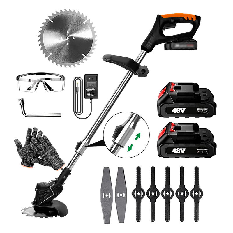 Cortadora De Cesped Gras Inalámbrica Podadora Desmalezadora