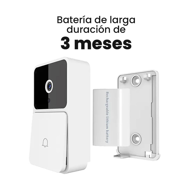 Timbre inalámbrico con WiFi para el hogar, dispositivo con batería