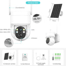 2 unids Camara Ip Solar WIFI Bateria Recargable