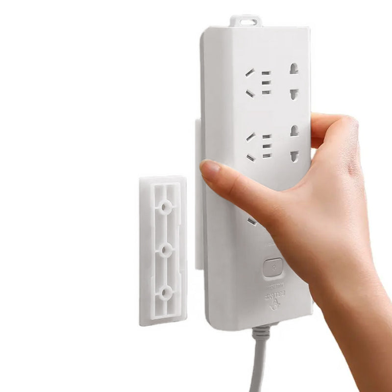 Pack: 5 Soportes Autoadhesivos Para Enchufes Regletas