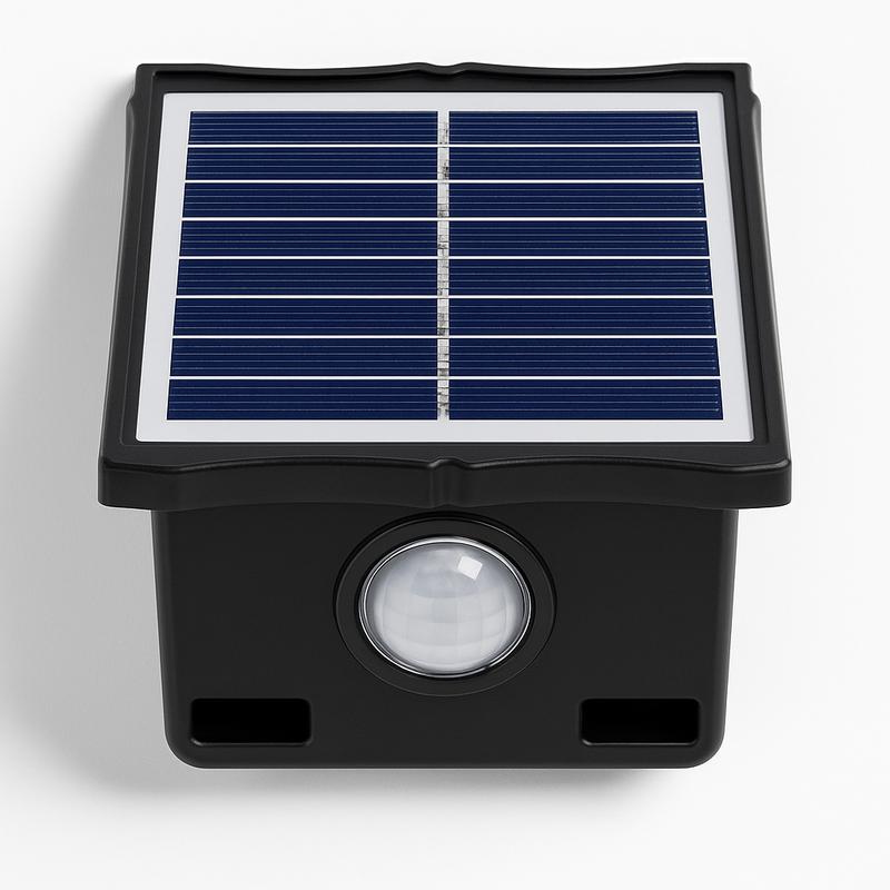 Lámpara solar de pared con proyección doble - Luz cálida (3000 K)