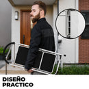 Escalera Plegable 3 Pasos Resistente Y Antideslizante Hasta 120KG