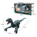 Dinosaurio Velociraptor Control Remoto Luz Sonido Humo Juguete