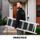 Escalera Plegable 5 Pasos Resistente Y Antideslizante Hasta 120KG