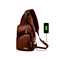 Mochila Pechera Morral Impermeable Con puerto USB Canguro MOD2