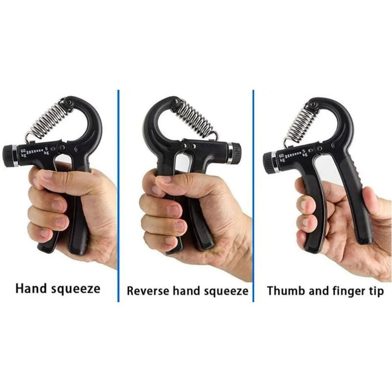 Hand Grips Mancuerna Ejercita Manos Antebrazos Con Regulador Y Contador
