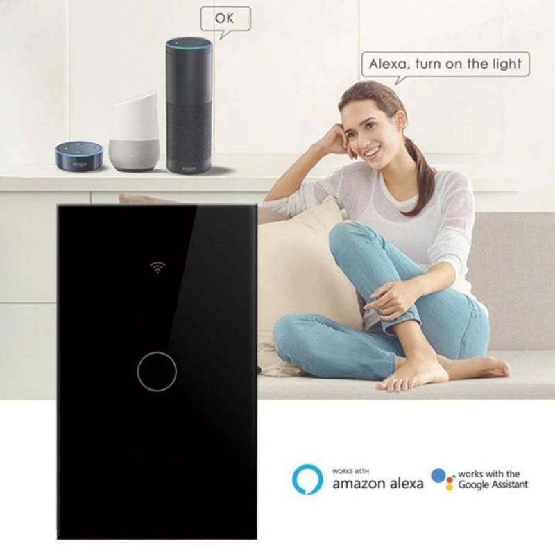 Interruptor de Pared con WiFi de 1 Toma Alexa y Google – Digital Peru