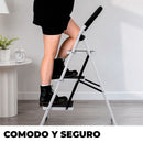 Escalera Plegable 3 Pasos Resistente Y Antideslizante Hasta 120KG