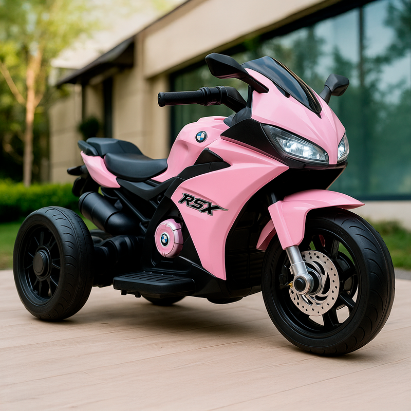 Trimoto Electrica para Niños MT-888 + Luces Moto Carro