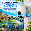 Camara IP Wifi Ezviz H8C PRO 2k 360° Audio Bidireccional Zoom Alexa Seguridad Exterior
