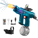 Pistola De Agua Recargable Uzi Luces Rgb Electrica Juguete