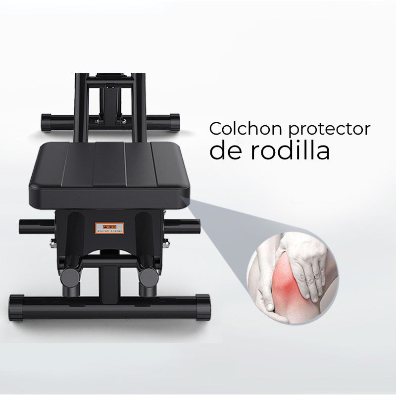 Máquina para entrenar abdominales Moldeadora Tonificante + Pesas