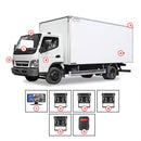 Kit 4 Camaras + Sirena para Camiones y Buses Incluye Monitor Tactil de 10,1 pulgadas + 128GB