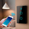 Interruptor de Pared WiFi  2 Tomas - Sin Neutro - Incluye Capacitor - Alexa y Google