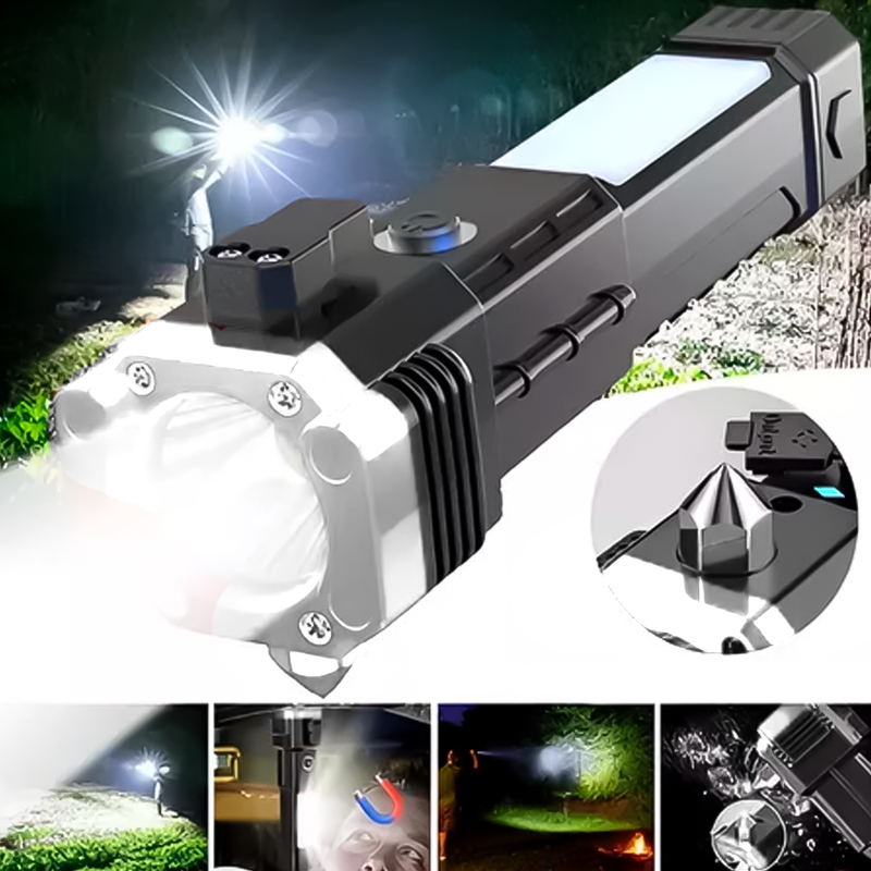 Linterna Martillo Recargable Usb Potente Luz Power Bank – Digital Peru