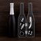 Set para botellas de vino -  Sacacorcho, vertedor, tapón, anillo antigoteo y cortador de papel aluminio.