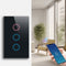 Interruptor de Pared WiFi  3 Tomas - Sin Neutro - Incluye Capacitor - Alexa y Google