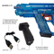Pistola De Agua Recargable Uzi Luces Rgb Electrica Juguete