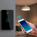 Interruptor de Pared WiFi  1 Toma - Sin Neutro - Incluye Capacitor - Alexa y Google