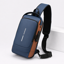 Mochila Antirrobo - Pechera Morral con Clave Impermeable Con puerto USB