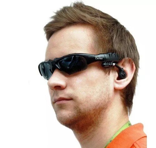 Lentes de Sol Auriculares Bluetooth con Microfono y Lunas Intercambiables Unisex