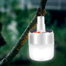 Foco Lampara Luz Led Recargable Solar Usb Portatil Exterior Colgable