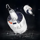 Foco Lampara Luz Led Recargable Solar Usb Portatil Exterior Colgable