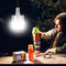 Foco Lampara Luz Led Recargable Solar Usb Portatil Exterior Colgable
