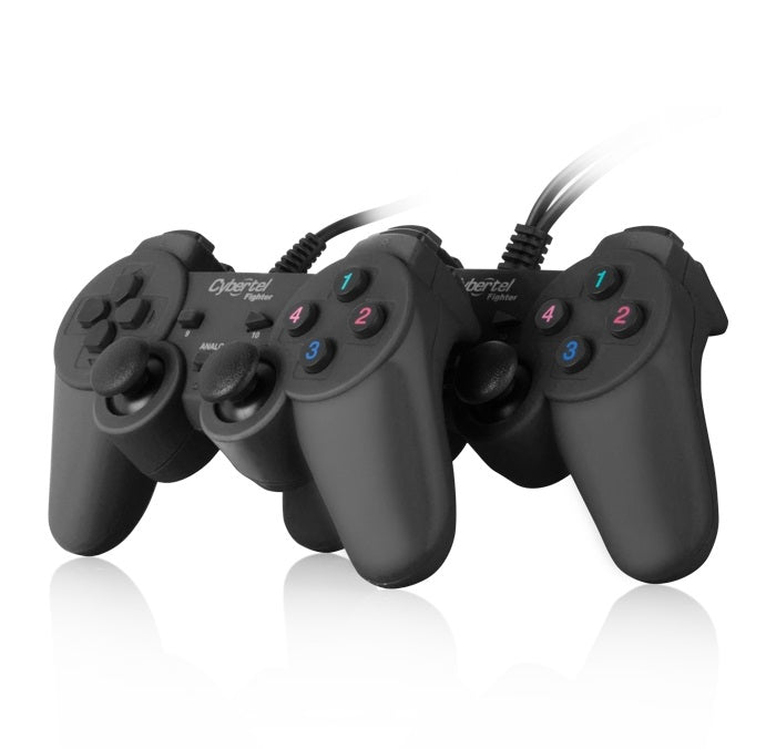 Mando dual USB Cybertel G212U-b  Para Computadora o Laptop