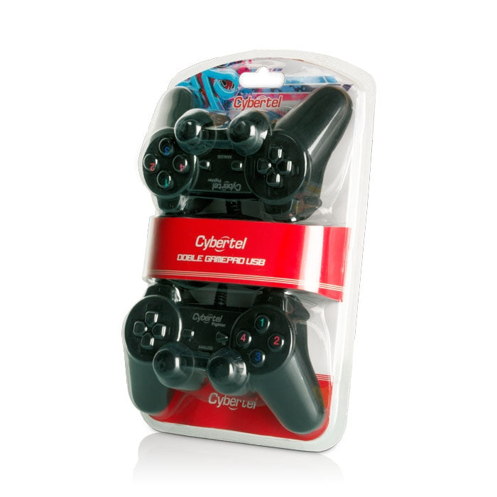 Mando dual USB Cybertel G212U-b  Para Computadora o Laptop
