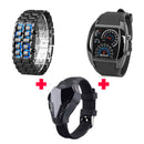 Pack - 3 x S/ 49.00 - Relojes Led Ultrabyte con Diseño Futurista