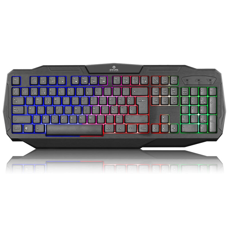 Teclado Gamer Enkore ENK601 Luces LED