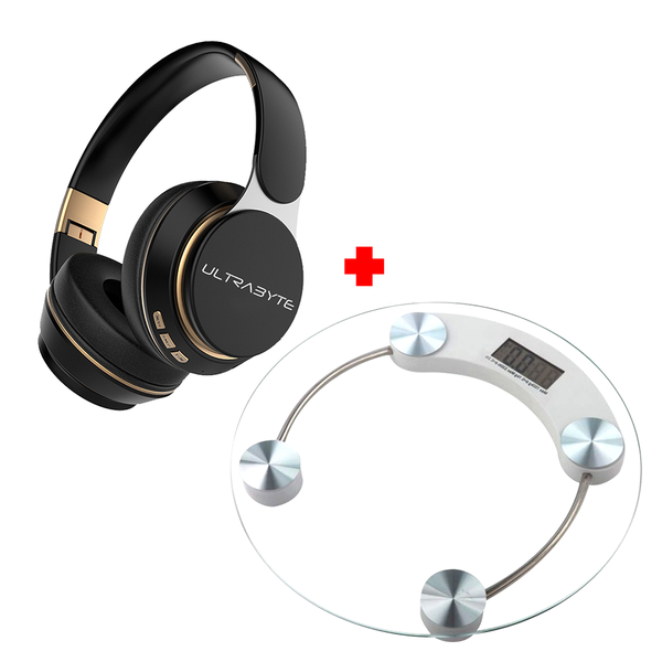Balanza Digital de Vidrio + Handsfree Bluetooth Ultrabyte FG-07S