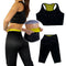 Kit de Ropa Deportiva con Thermo Regulador de Neotex Top + Faja + Pantaloneta