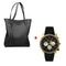 Cartera Curren Mod1 Cuero Sintetico Negro + Reloj Curren Gen0001 negro