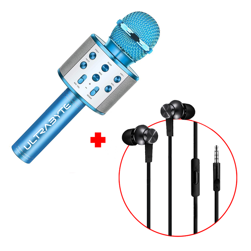 Micrófono Parlante Ultrabyte WS-858 + Audífono Xiaomi Piston HSEJ03JY