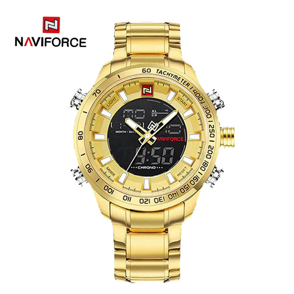 Reloj Naviforce  NF9093M Analógico y Digital de Acero
